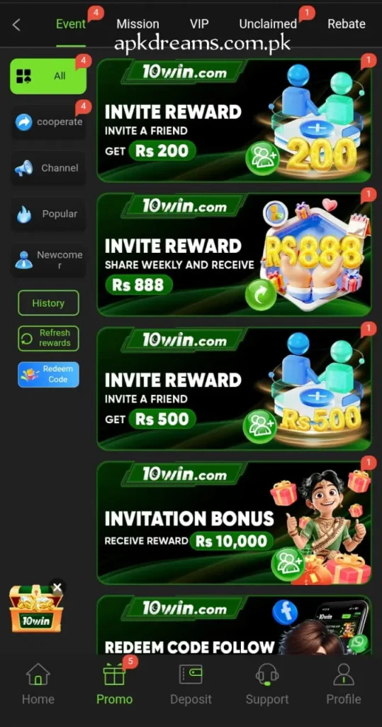10win earning app