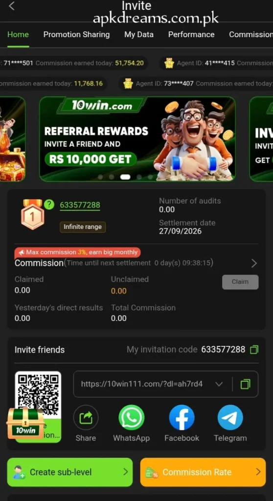 10win new earning apk