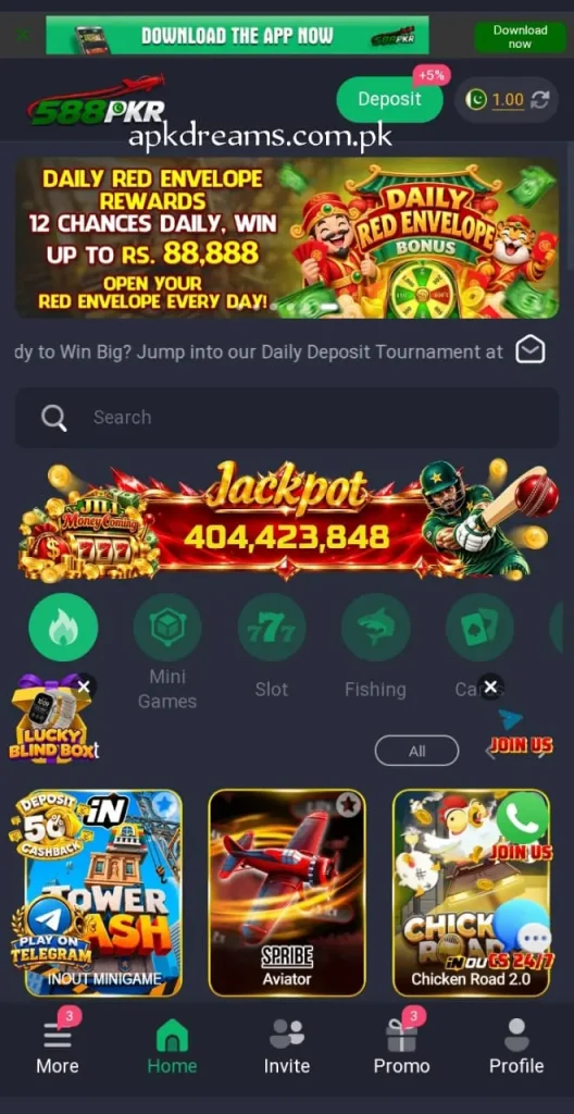 588PKR APK Earning app