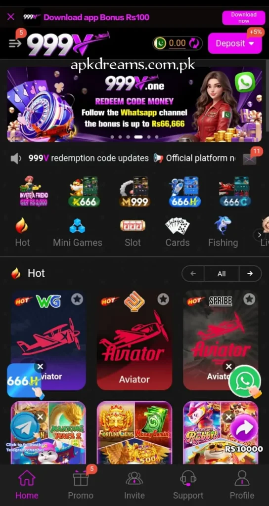 999V Game earning app
