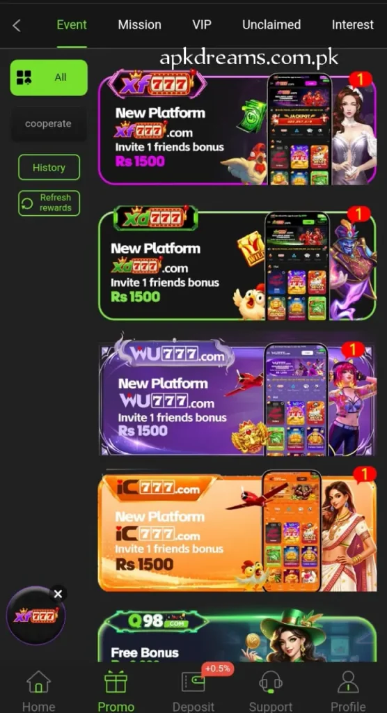 q98 bonuses