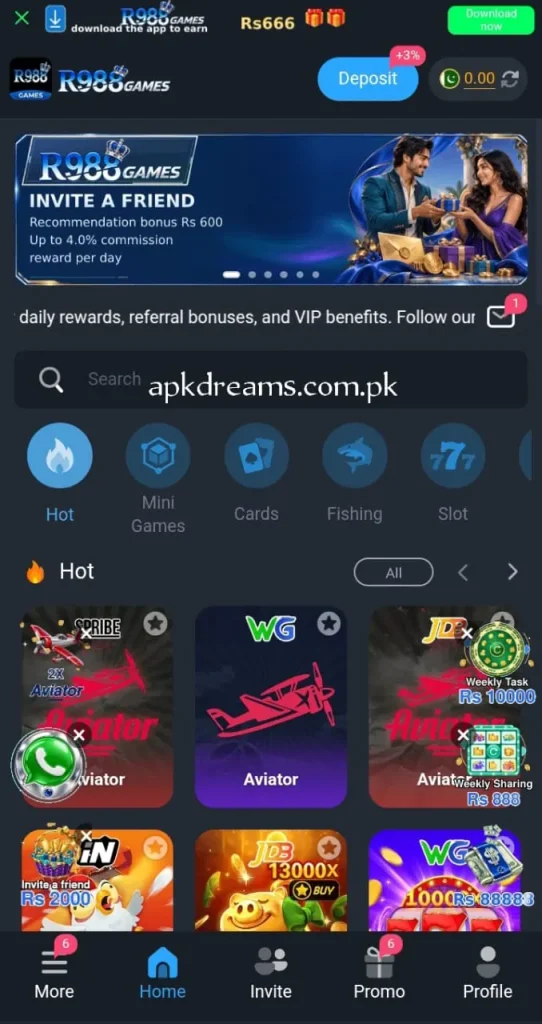 r988 new earning app