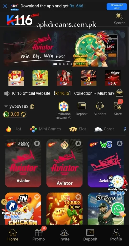 k116 game new apk