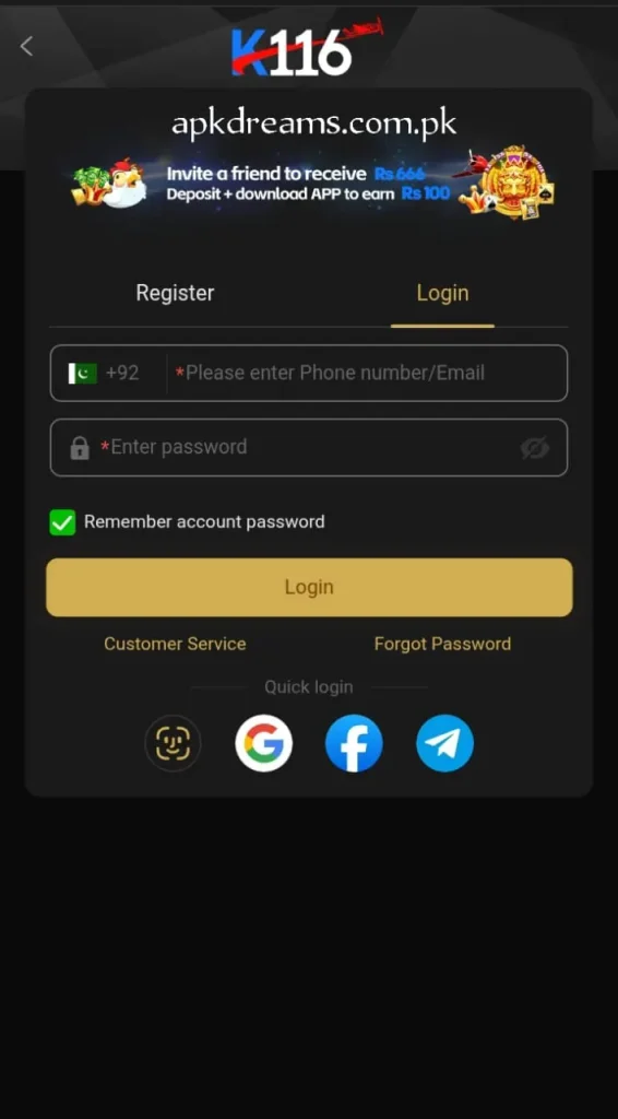 k116 latest earning app of pakistan