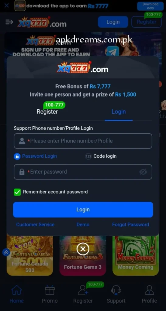 xq777 game new earning platofrm